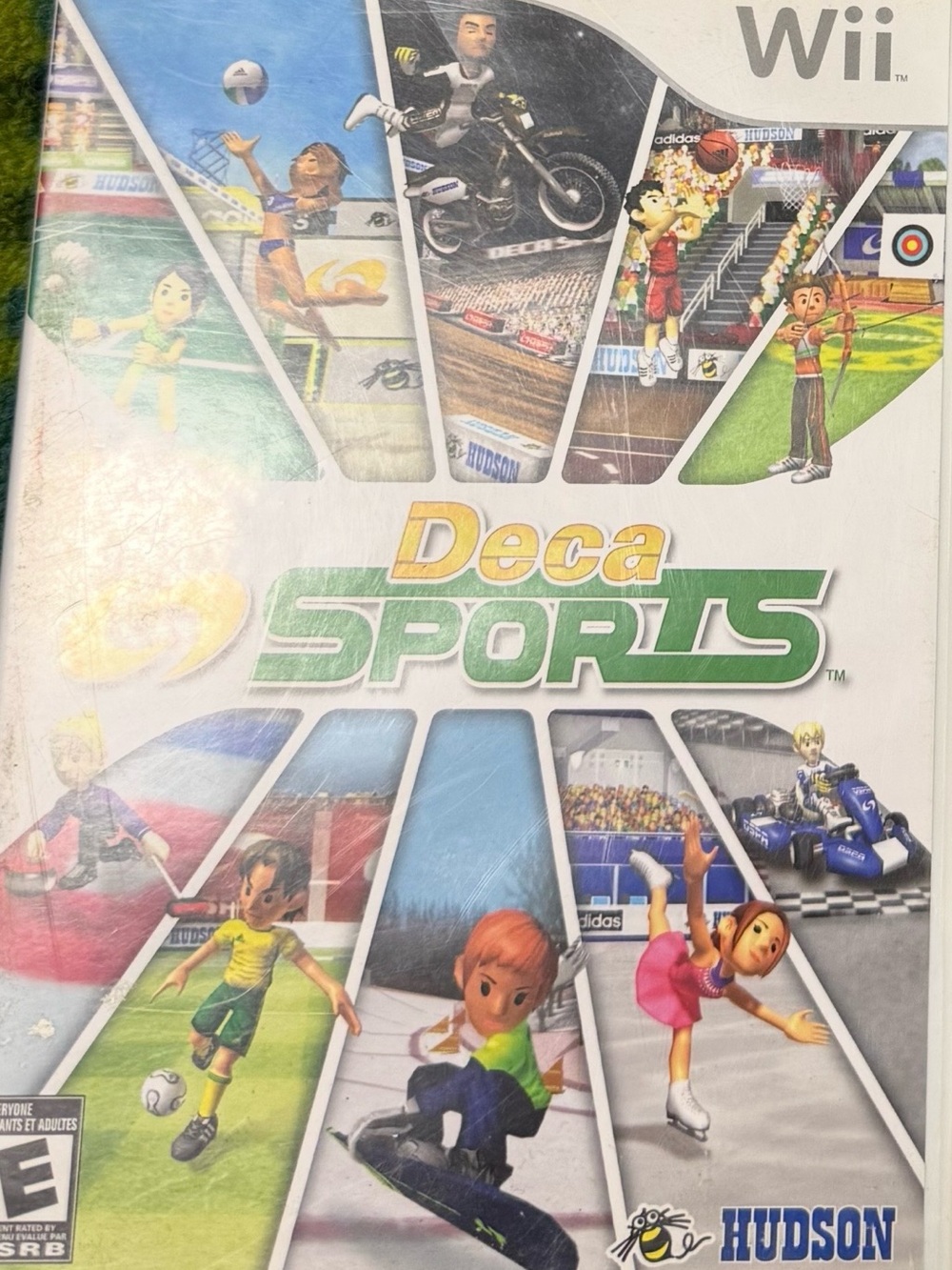 Hudson Deca Sports for Wii - White/Green Case